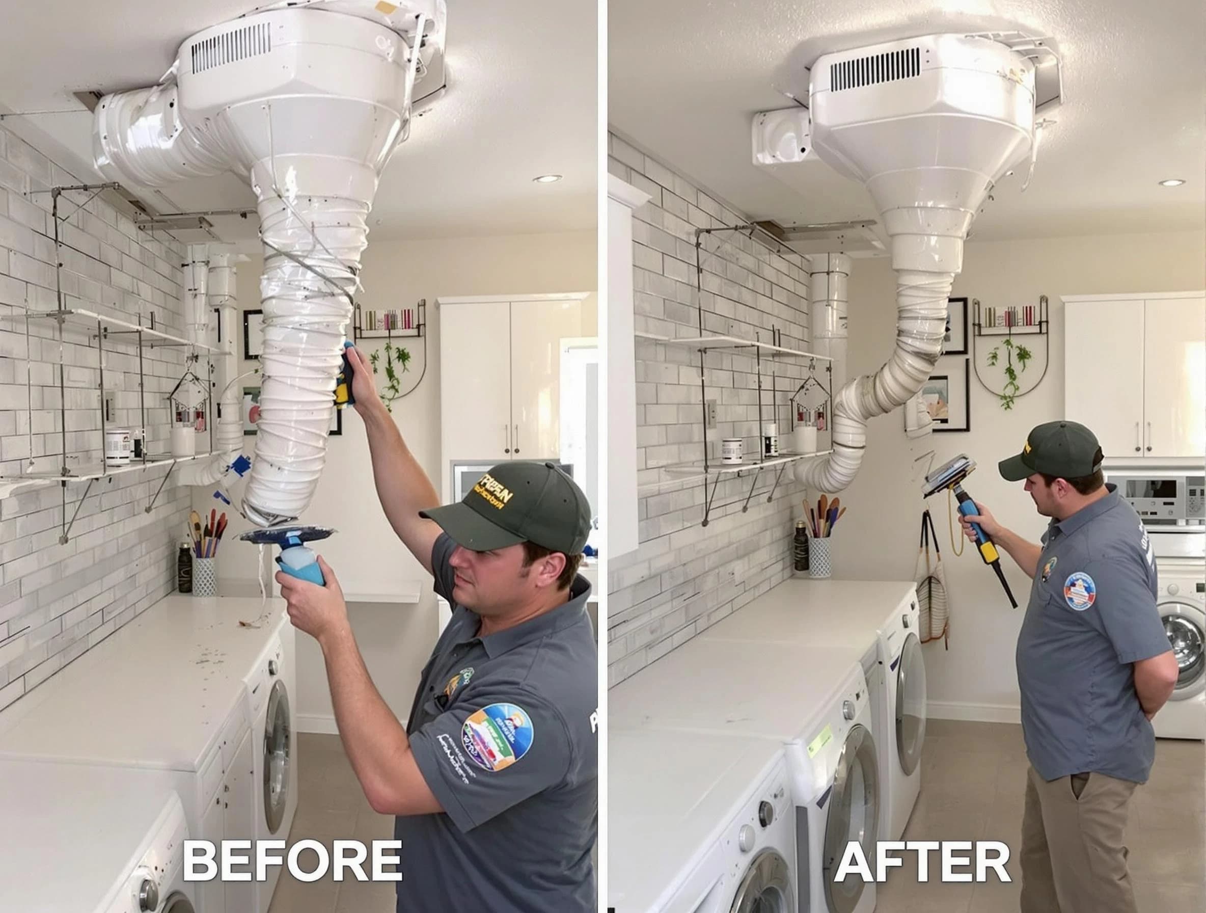 Professional dryer exhaust vent cleaning by West Haven Dryer Vent Cleaning in West Haven