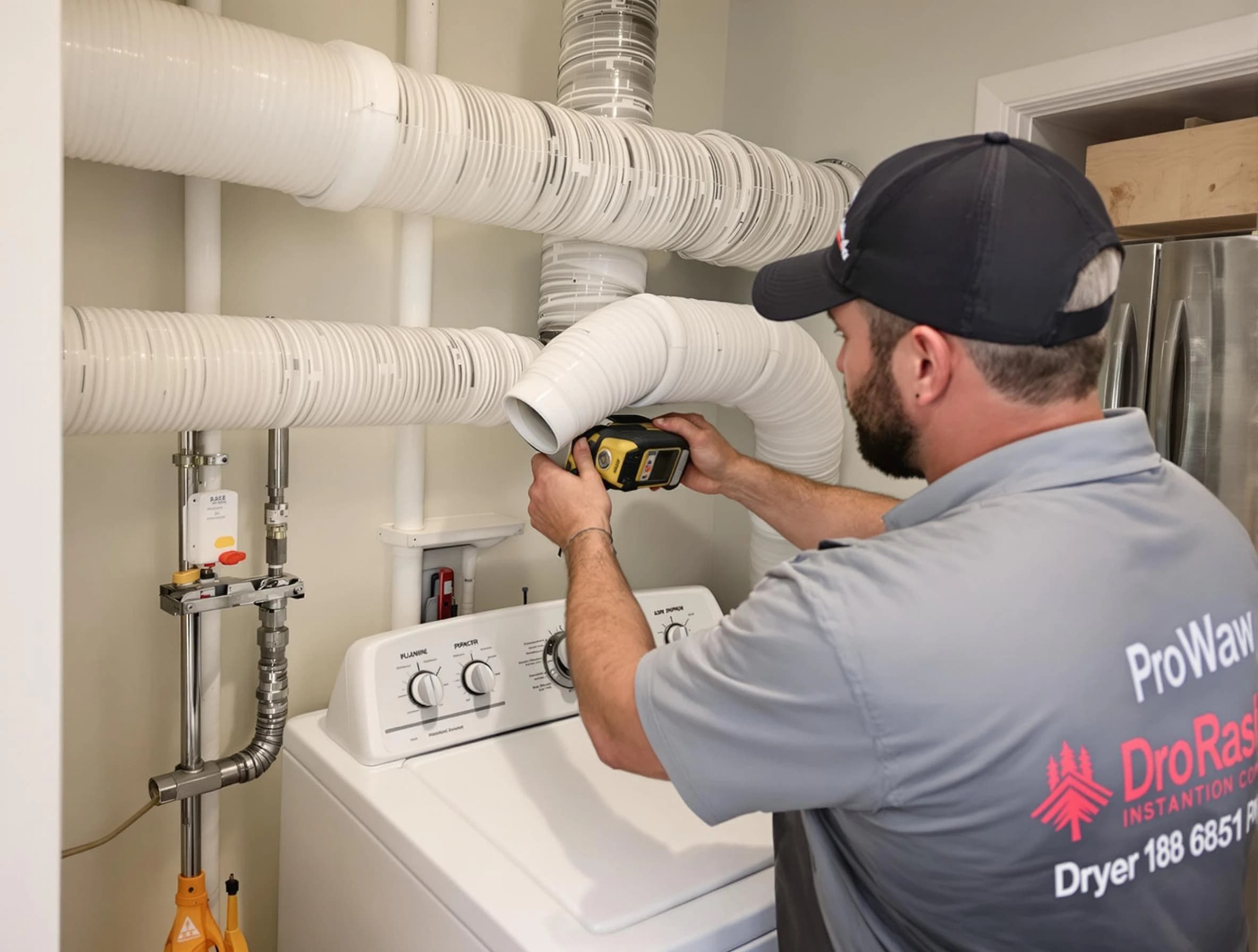 Professional dryer vent hose installation by West Haven Dryer Vent Cleaning in West Haven