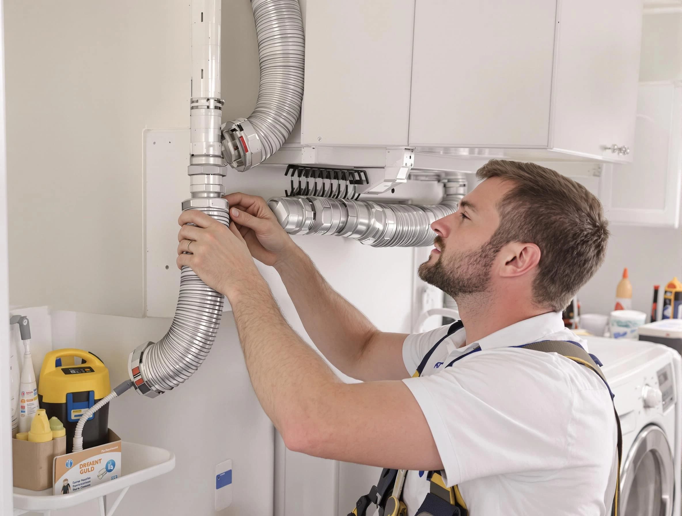 Professional dryer vent repair and installation by West Haven Dryer Vent Cleaning in West Haven